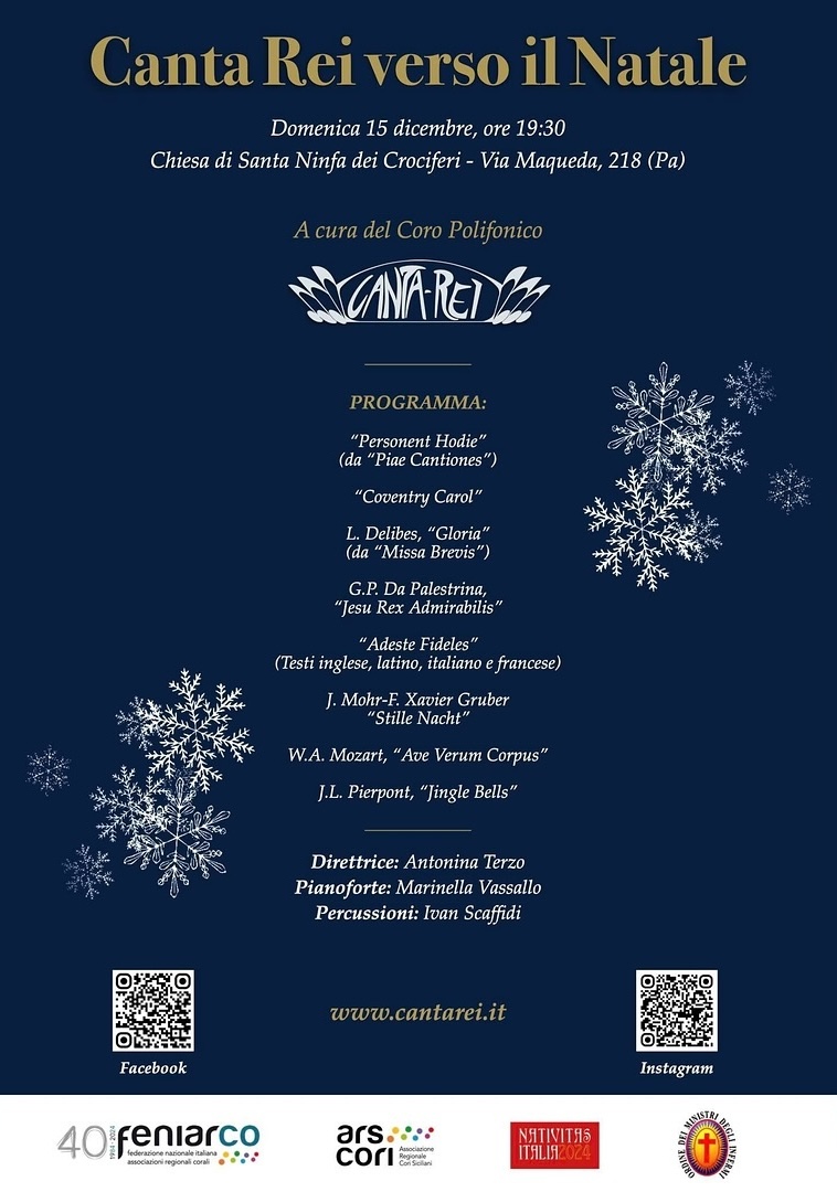 Canta Rei verso il Natale 2024