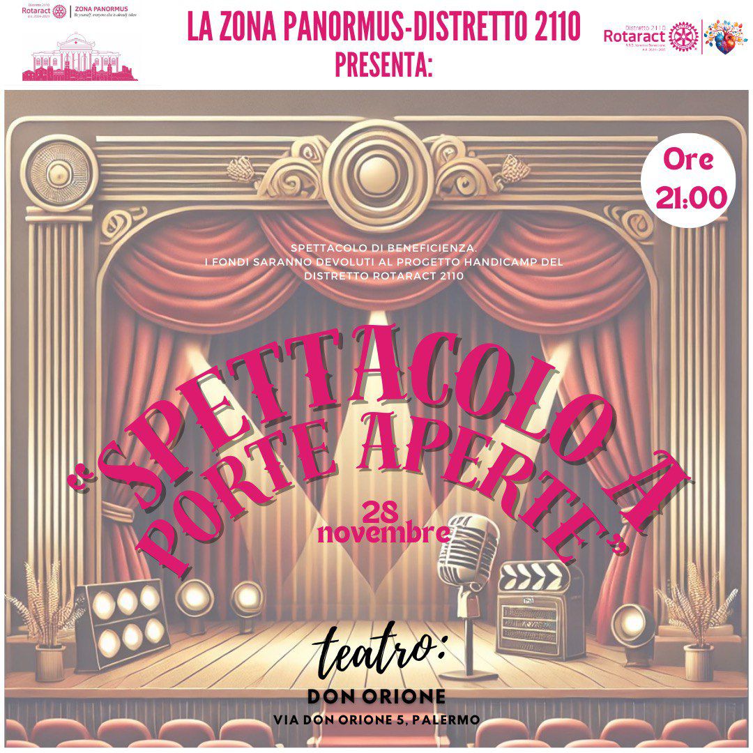 Spettacolo a porte aperte