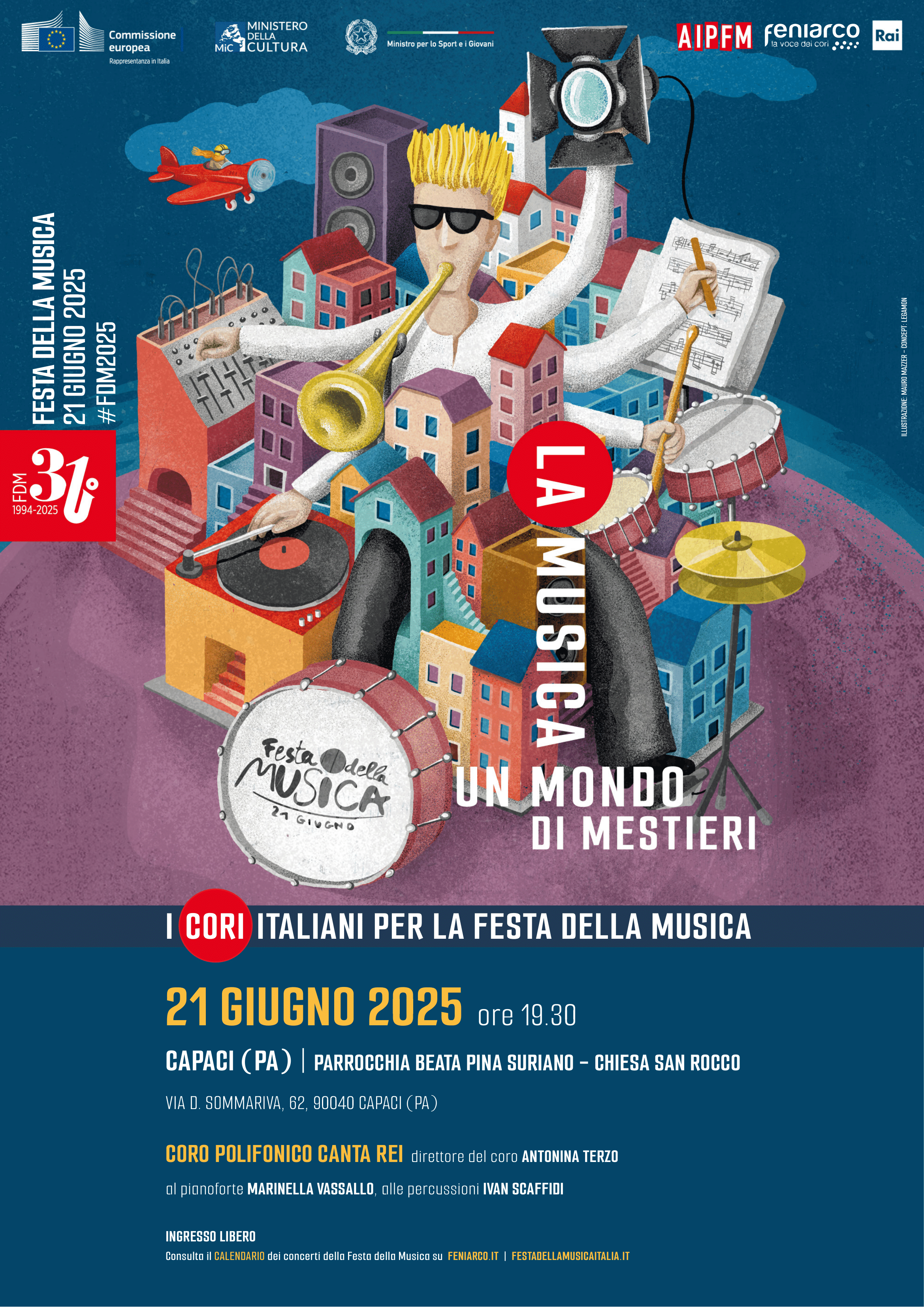 Locandina Festa della Musica 2025